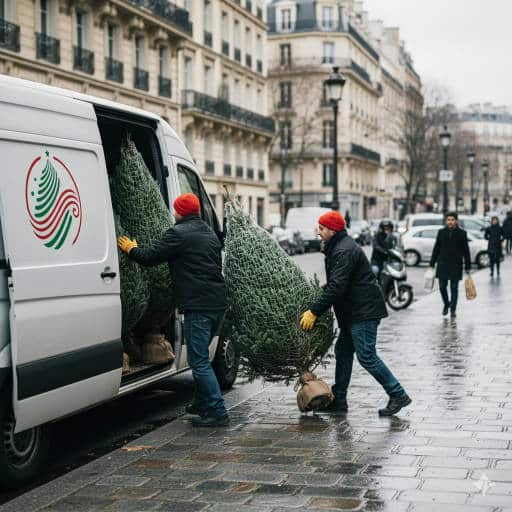 Livraison de sapin à Paris 15e avec Mon Arbre de Noël
