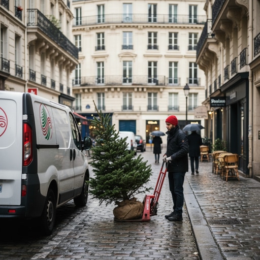 Livraison de sapin à Paris dans le Marais, Paris 4e, avec Mon Arbre de Noël