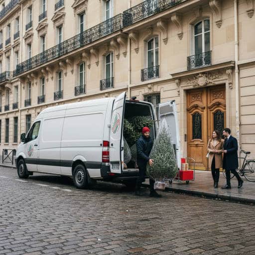 Livraison de sapin de Noël à Paris 7e avec Mon Arbre de Noël